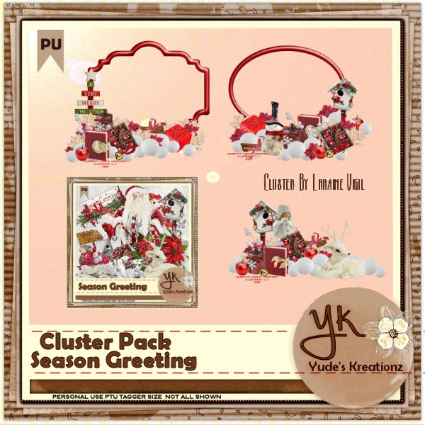 Season Greeting Cluster Pack - Click Image to Close